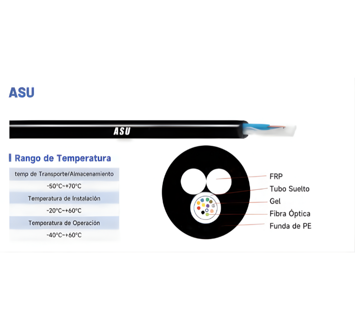 Fibra Optica ASU 12H Span 120